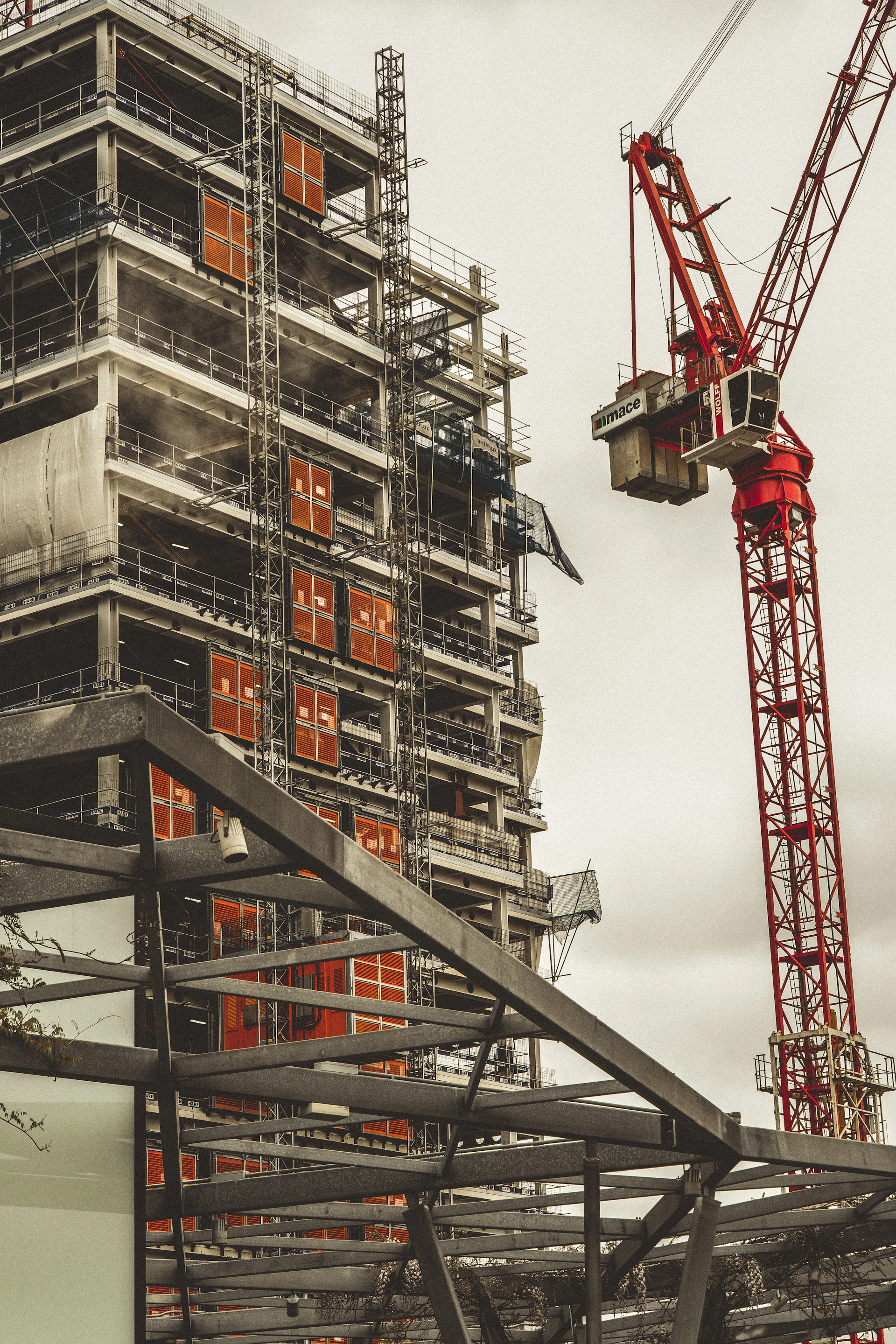 a building under construction