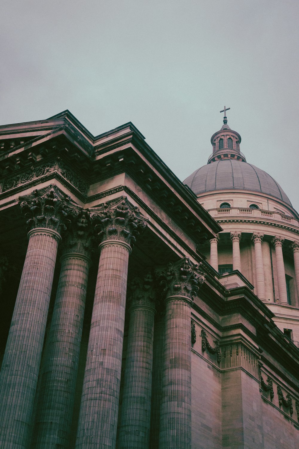 a building with a cross on top