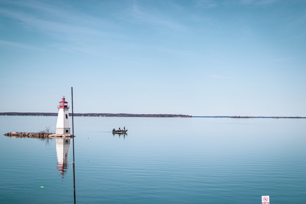 a boat in the water