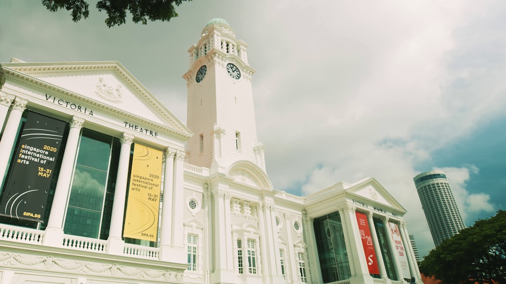 a clock tower on a building