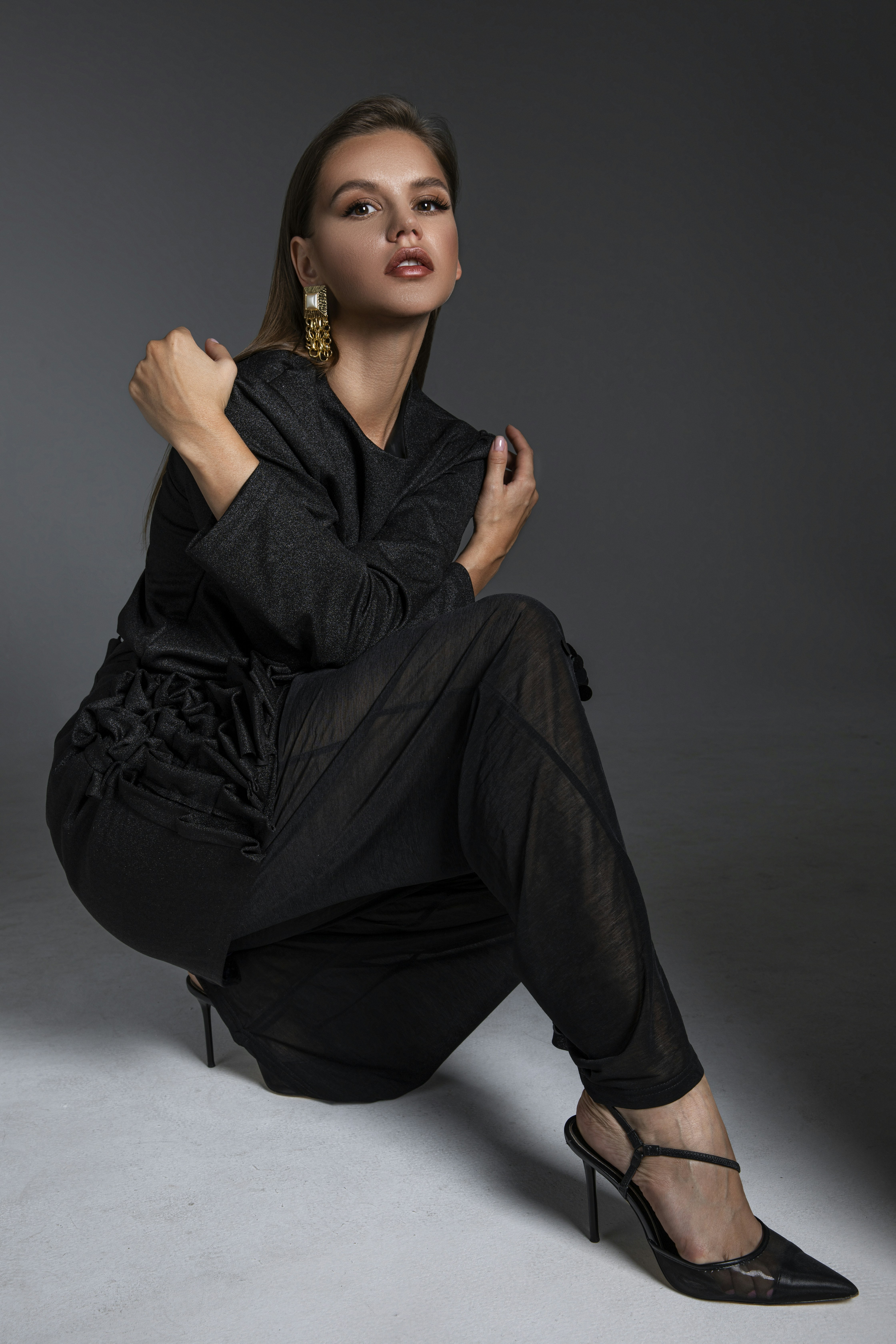 a person sitting on a chair