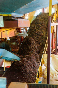 a large pile of dirt