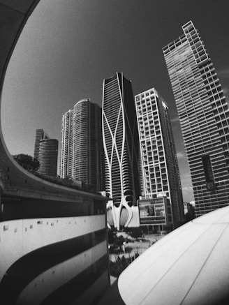 a view of a city from a window