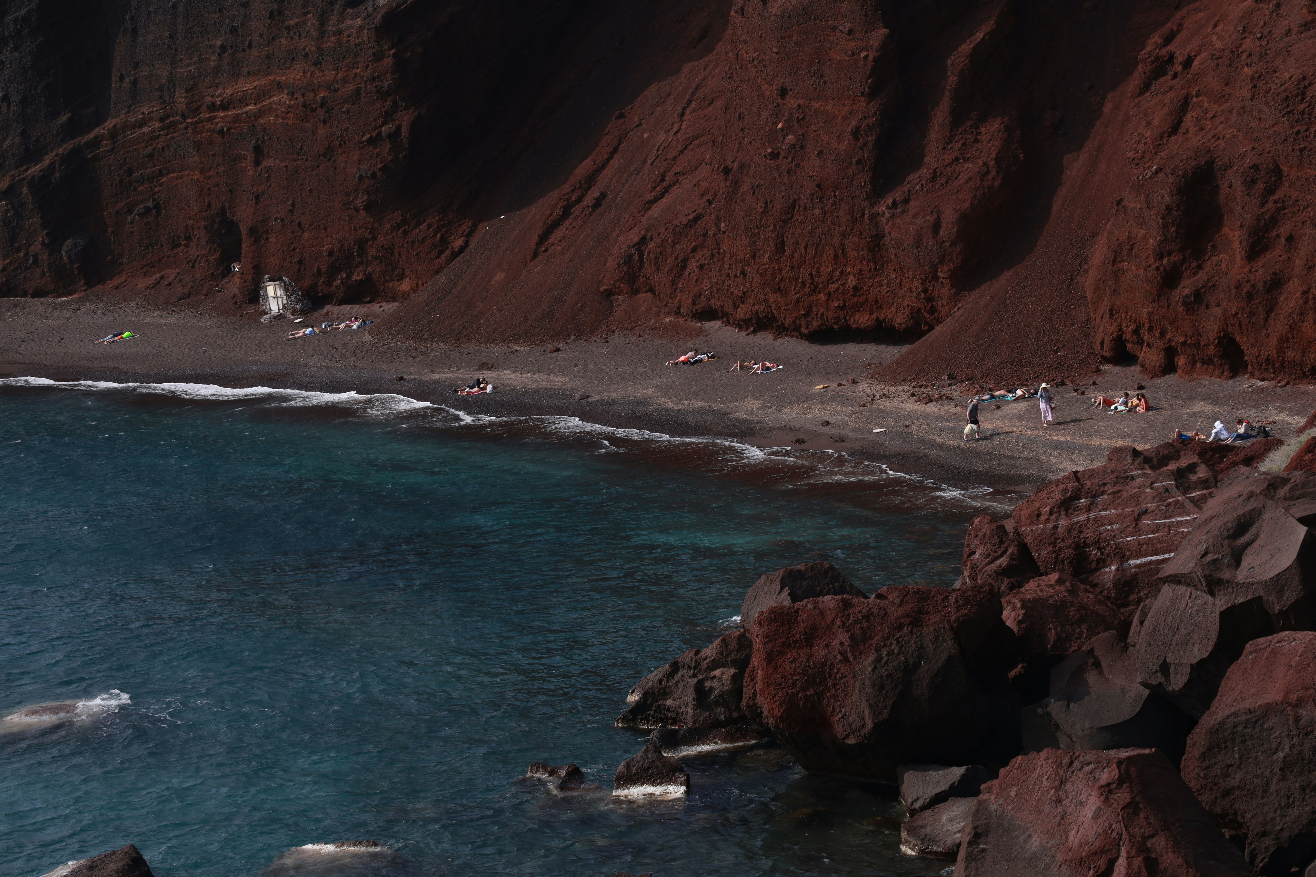 Explore Santorini's Mesmerizing Red Beach
