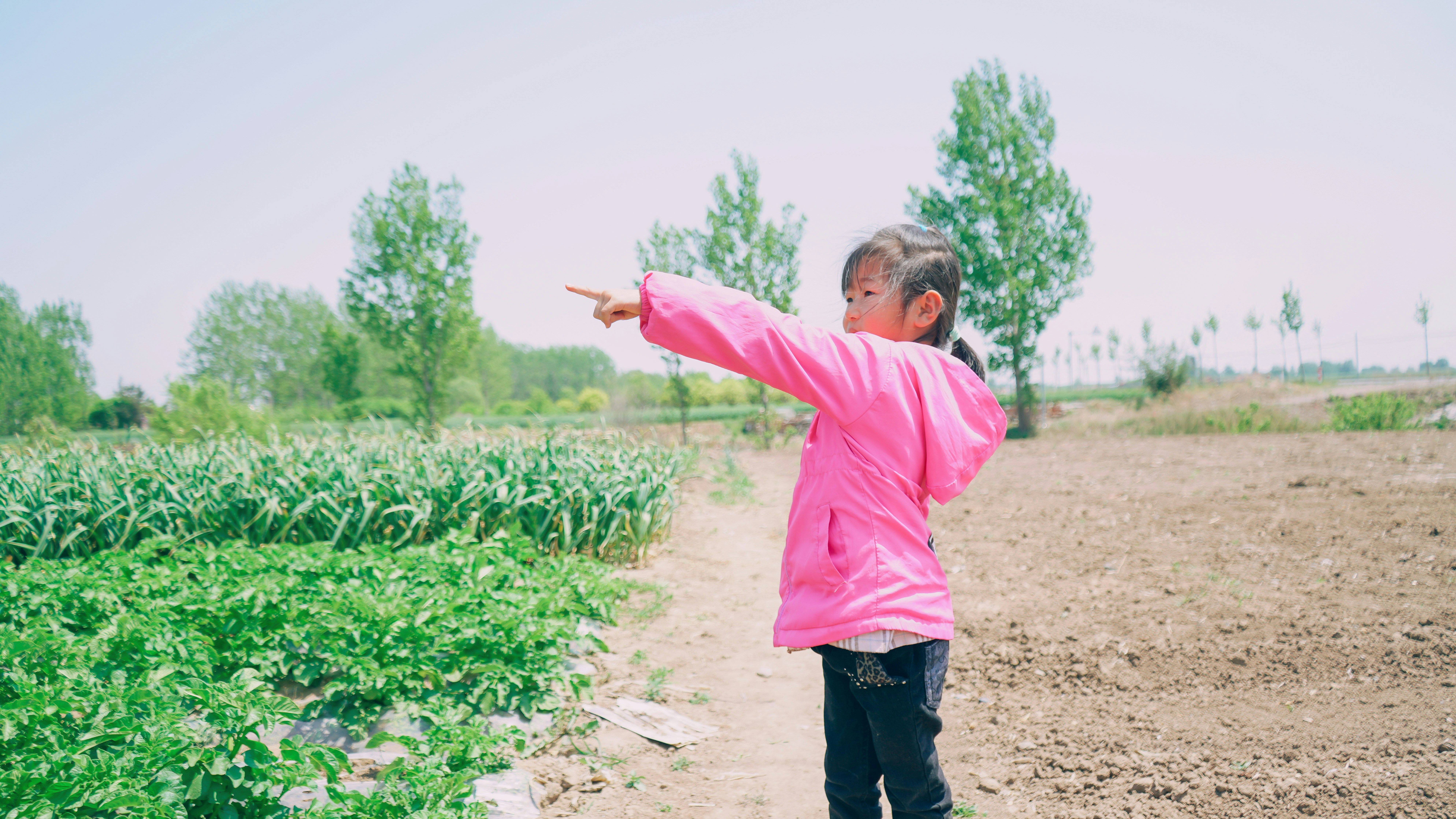 a man standing in a field