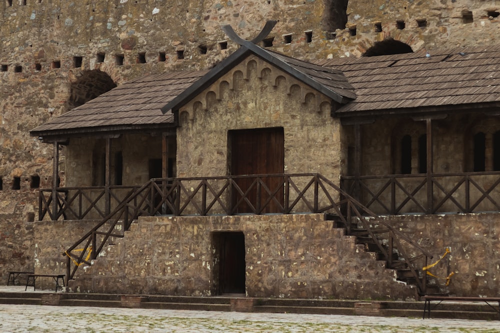 a building with a staircase