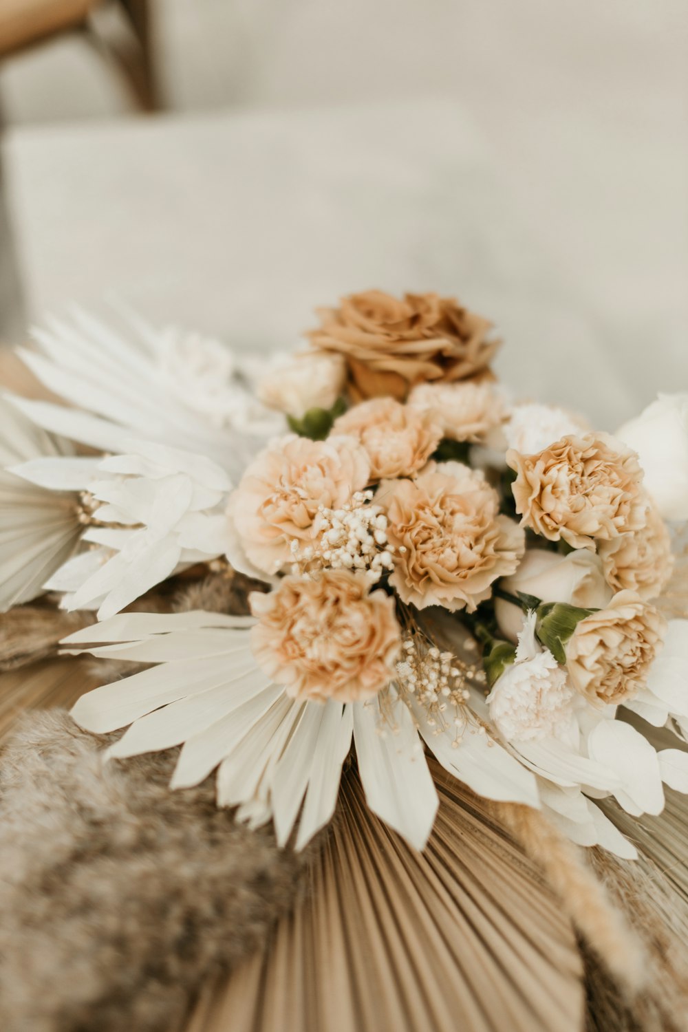 a group of white flowers