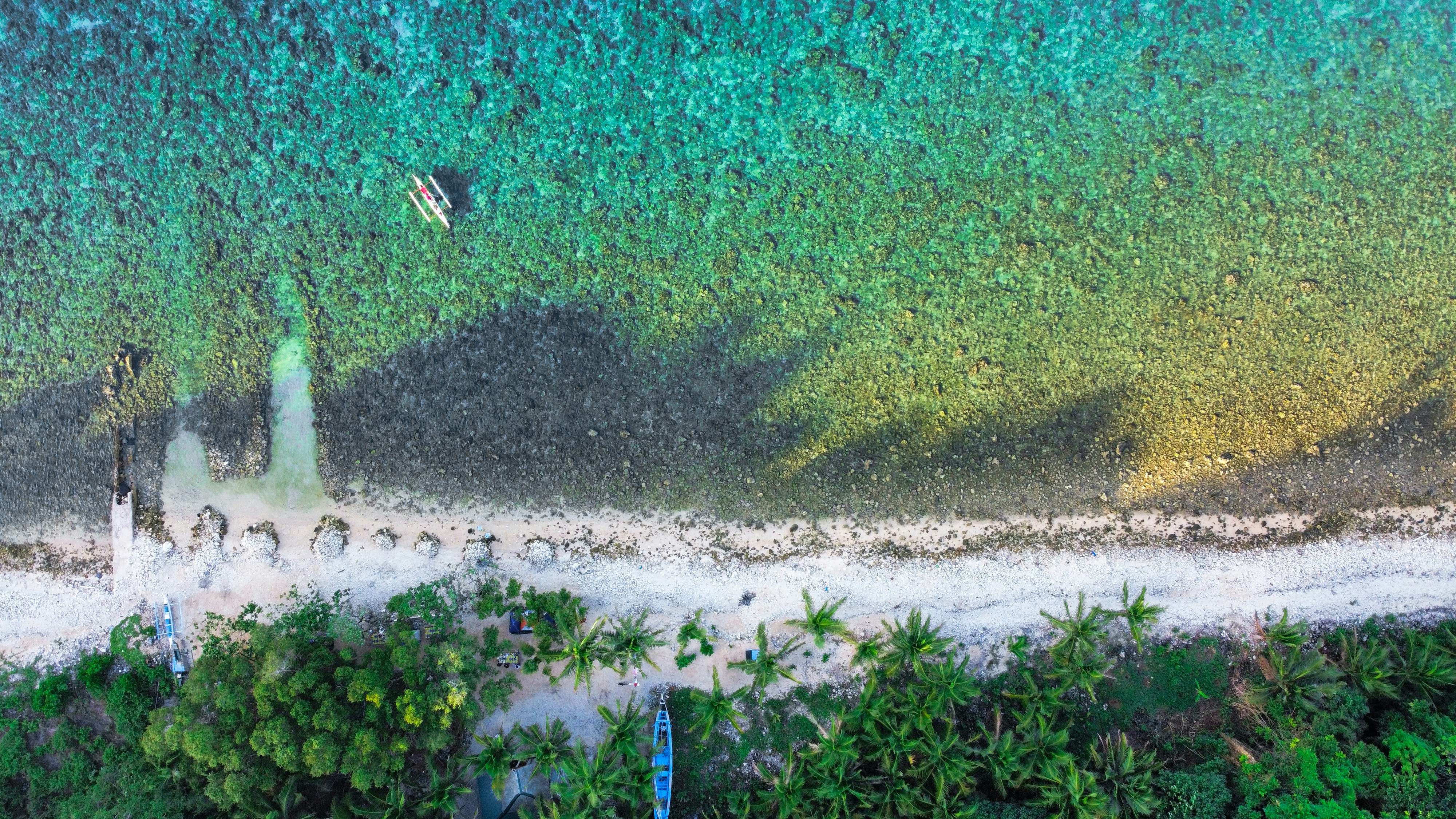 a waterfall in a forest