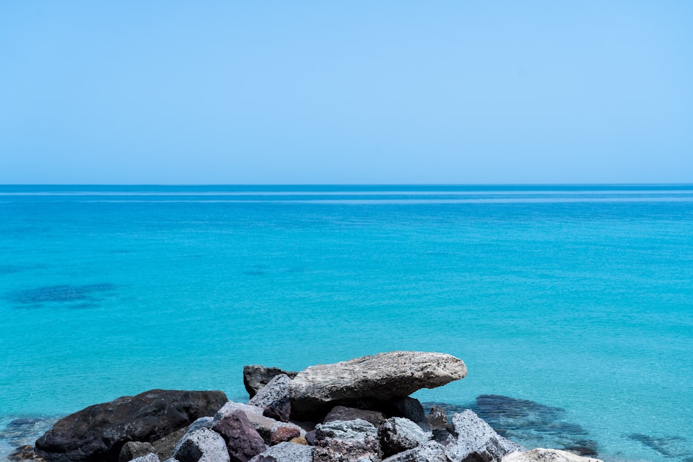 rocks on a beach