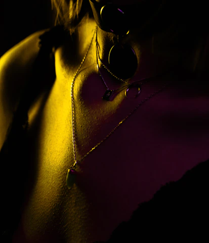 a close up of a person's eye