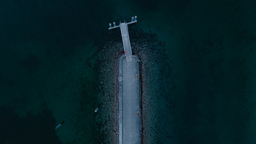 a cross on a pole