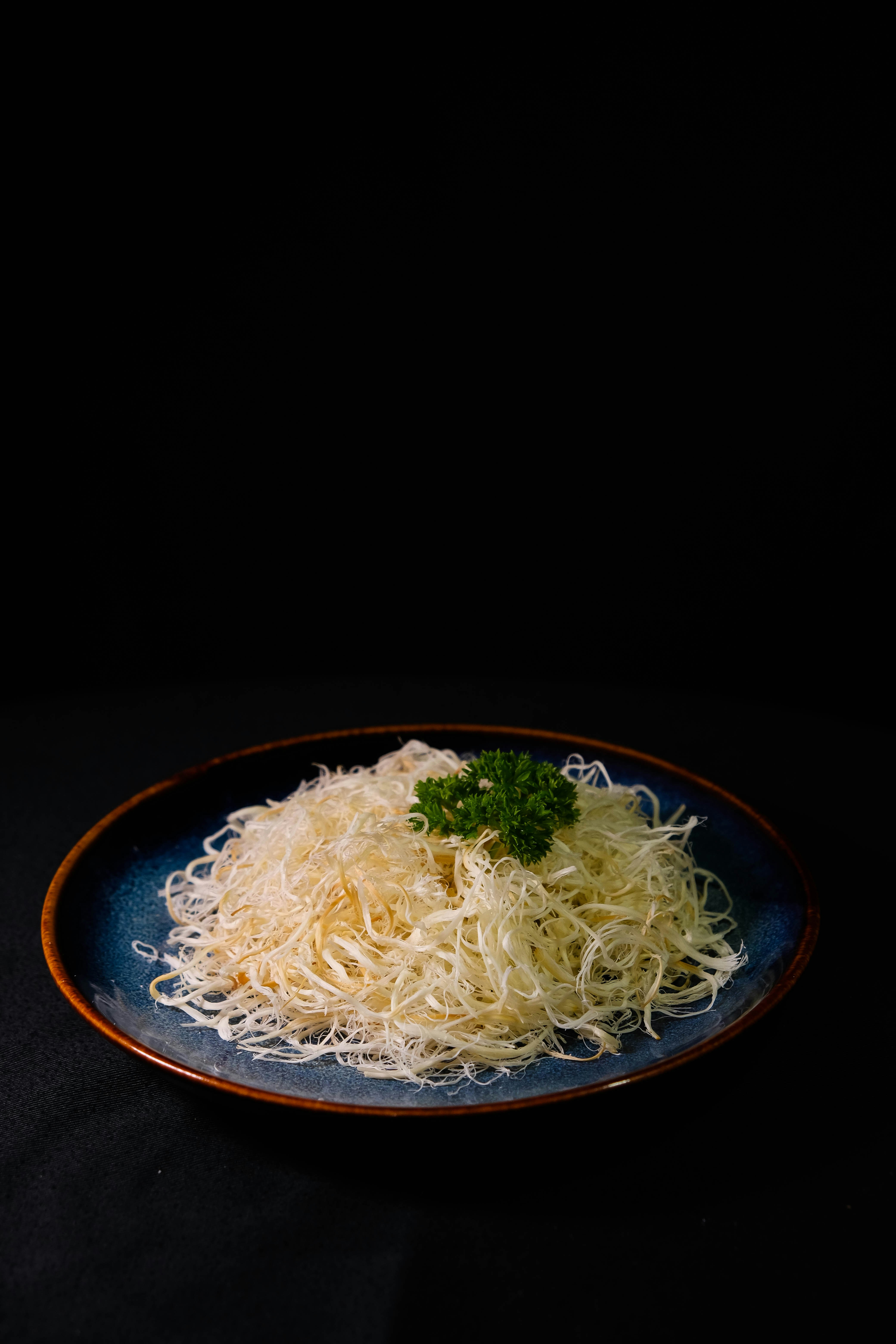 Delicious hibachi rice drizzled with various sauces