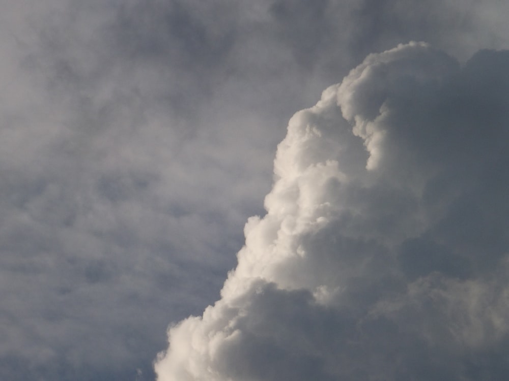 a cloud in the sky