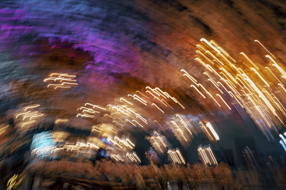 a large group of fireworks in the sky