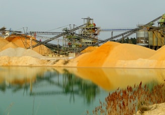 a dam with a bridge over it