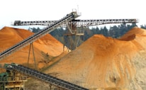a large construction crane at a construction site