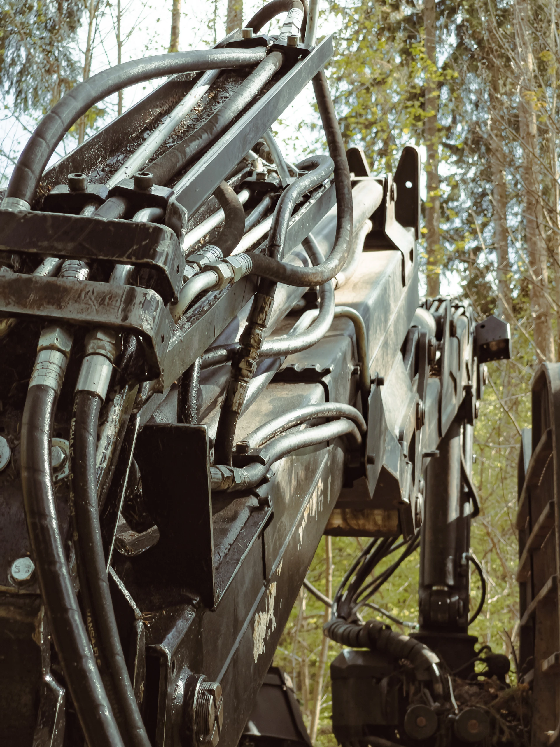 a close up of a bicycle