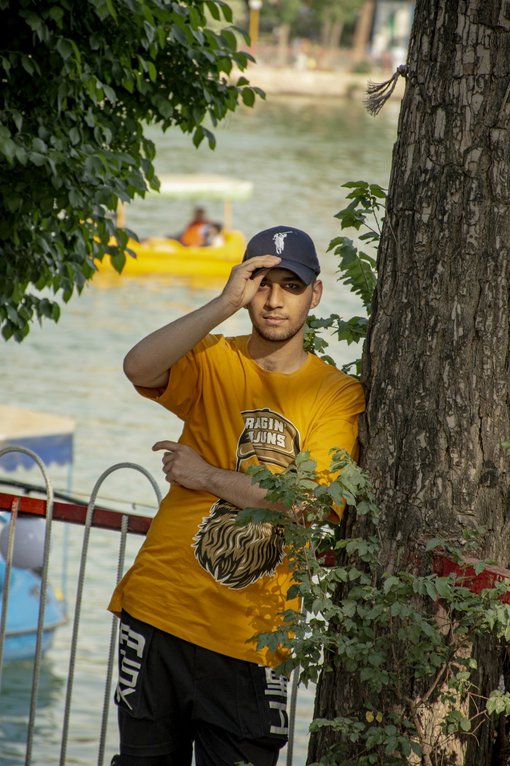 a person holding a bird