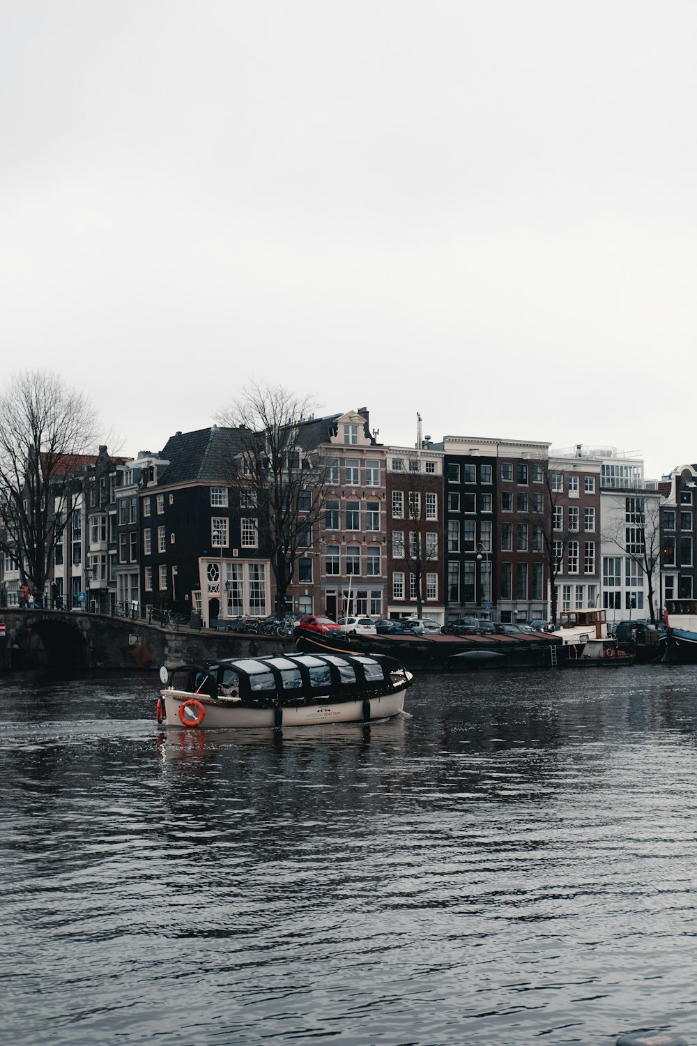 a boat on the water