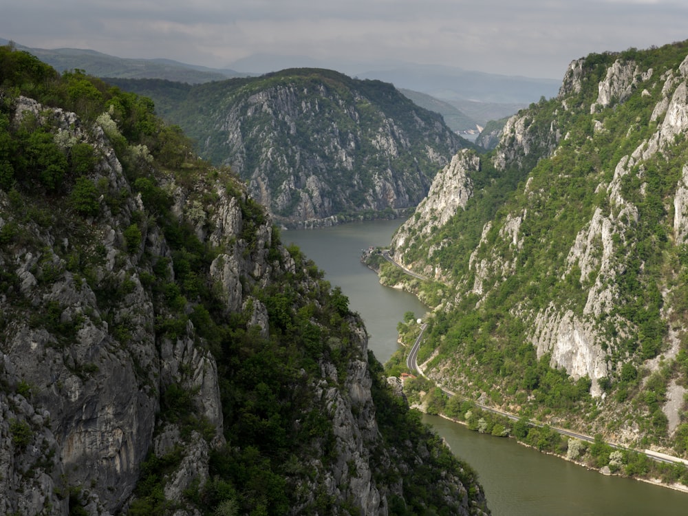 a river running through a valley