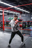 a man in a boxing ring