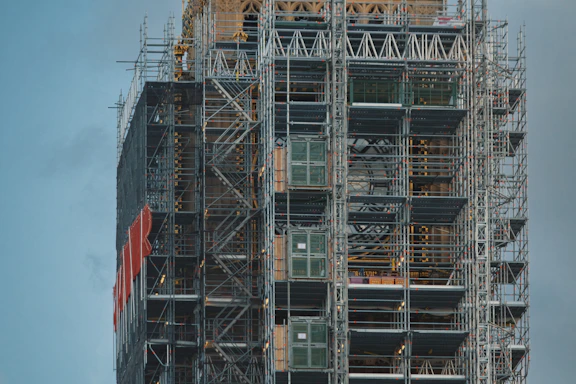 a building under construction