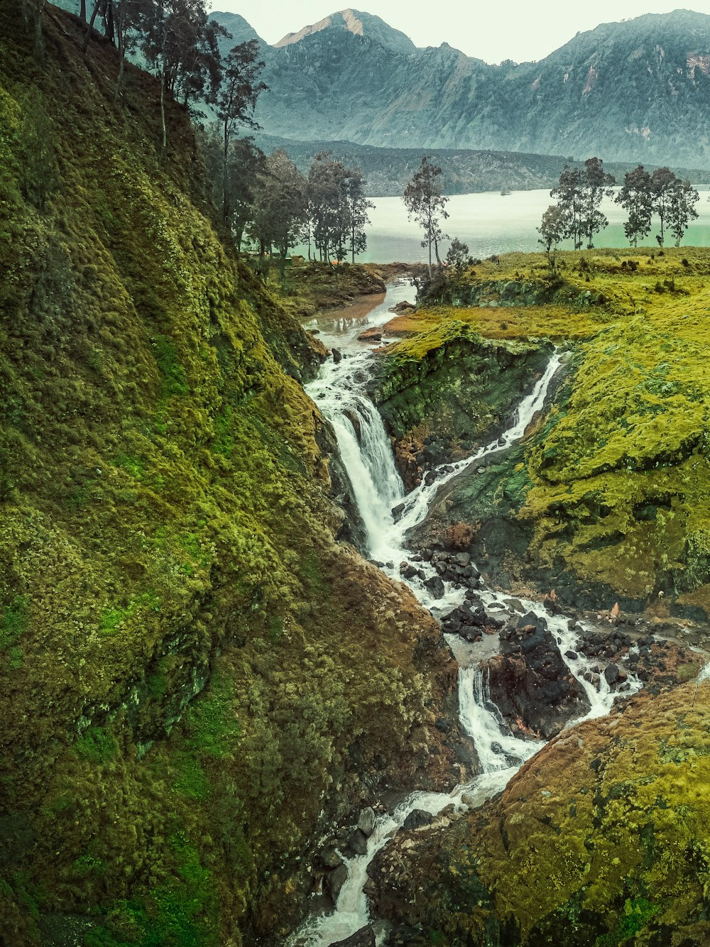 un río que atraviesa un valle