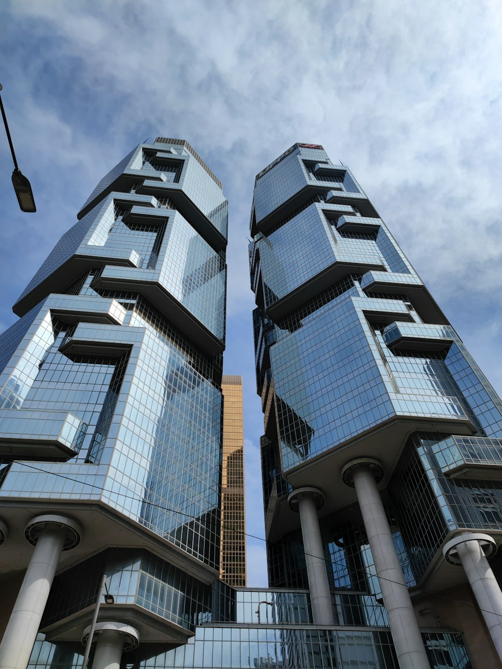 a building with glass windows