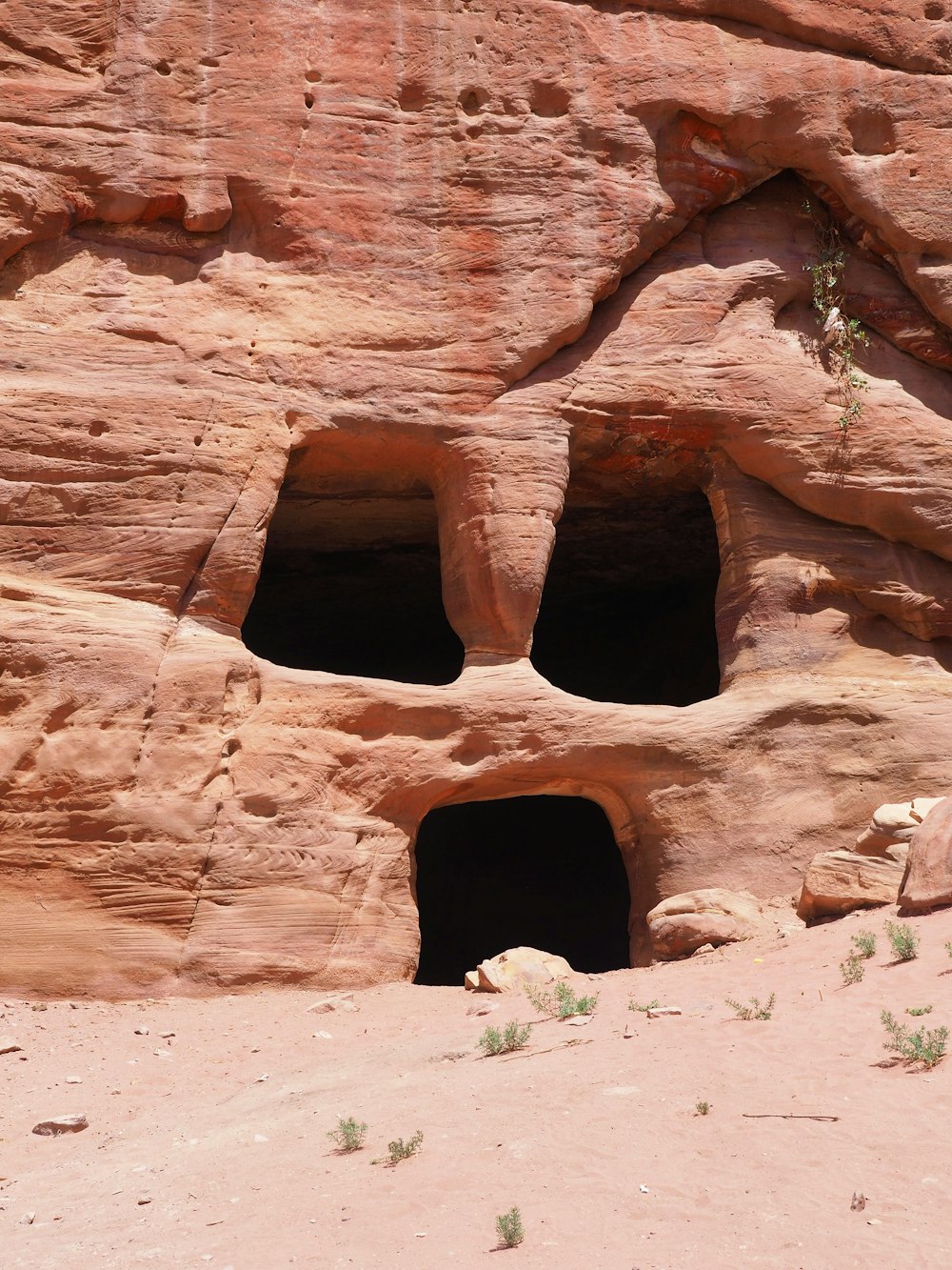 a cave in the rock