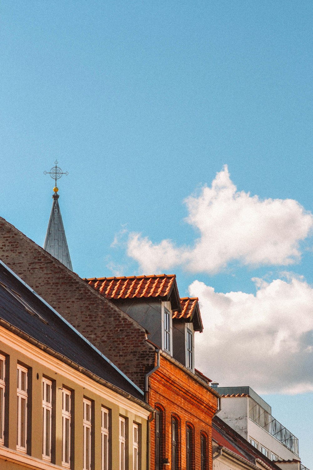 a building with a steeple