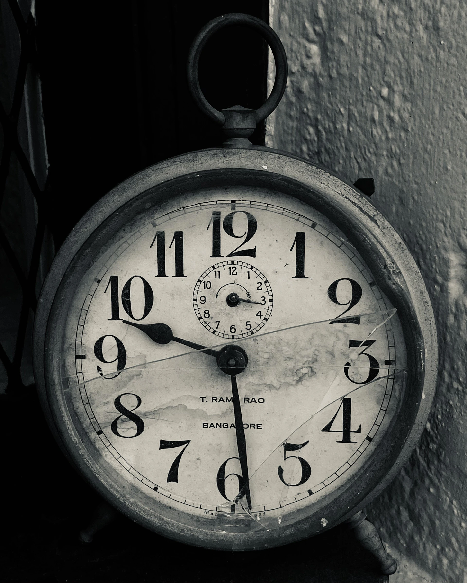 a clock on a wall