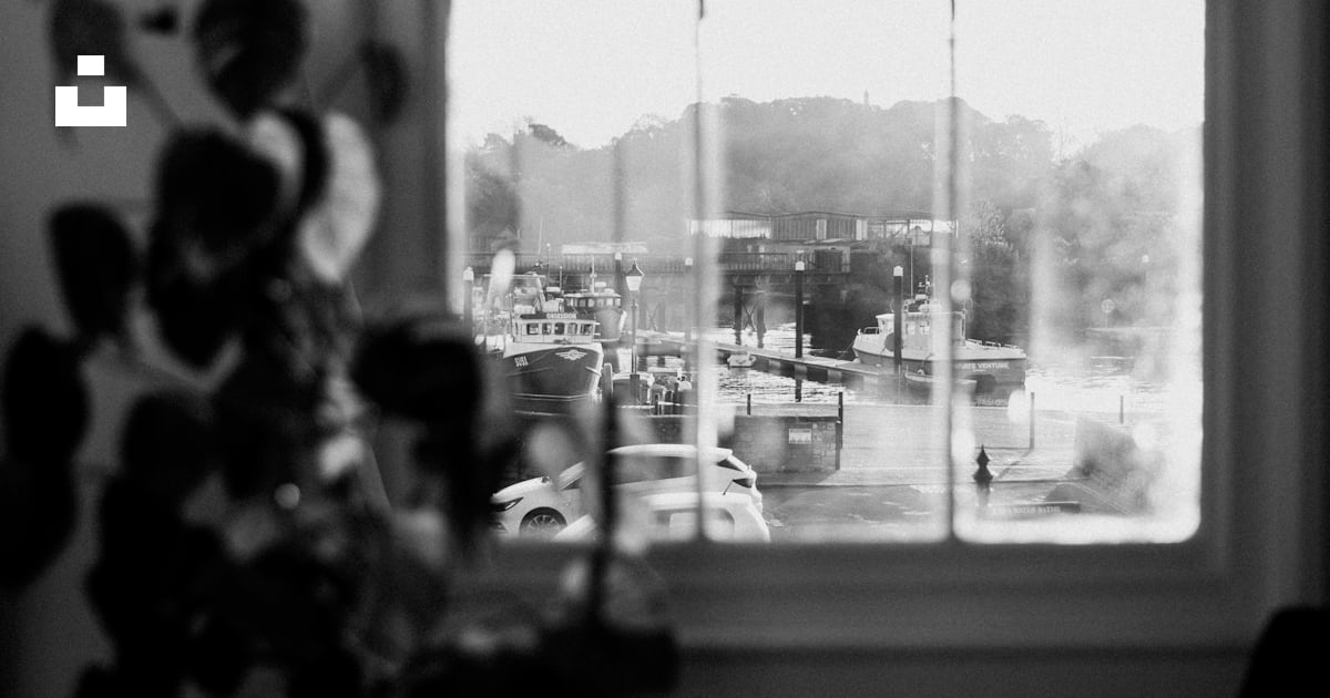A view looking out of a window photo – Free Window Image on Unsplash