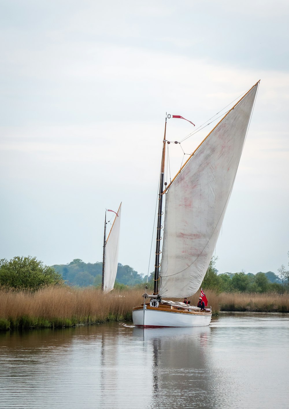 a sailboat on the water