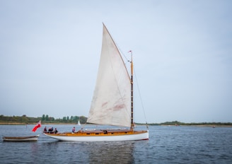 a sailboat on the water