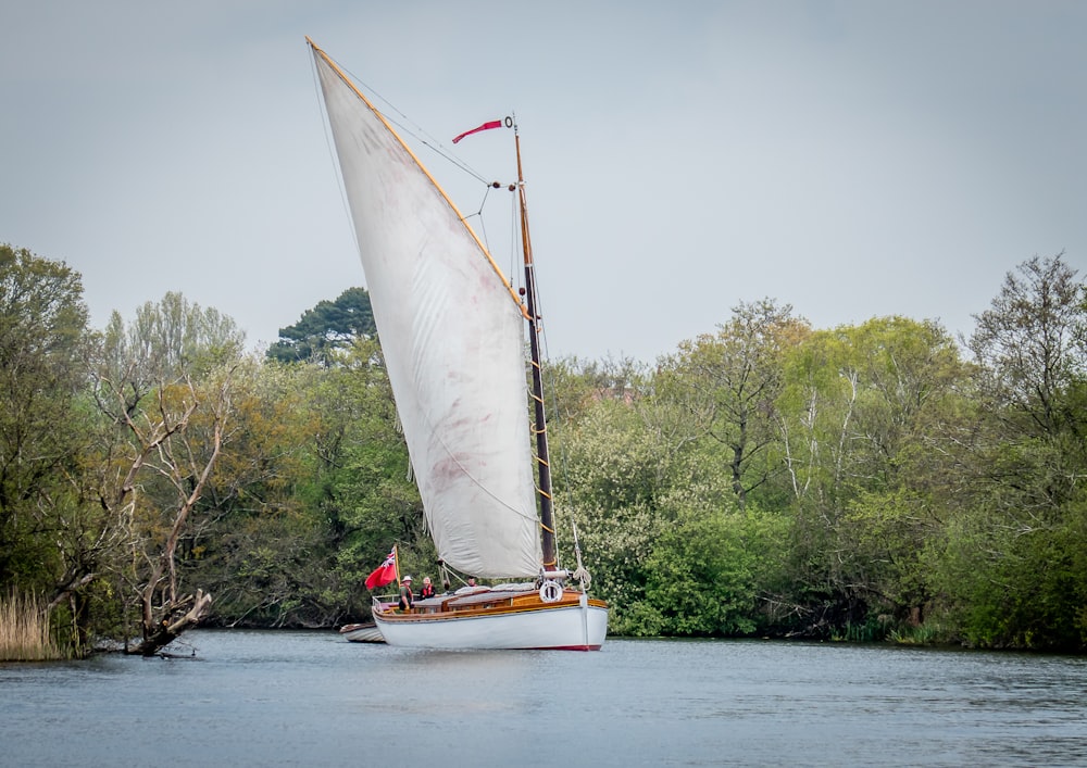 a sailboat on the water