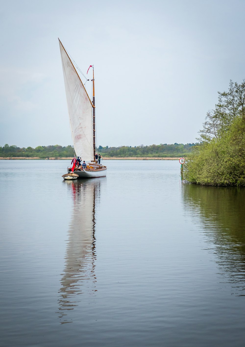 a boat on the water