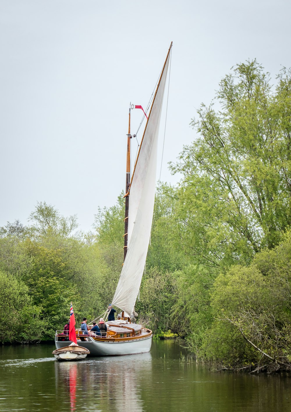 a sailboat on the water