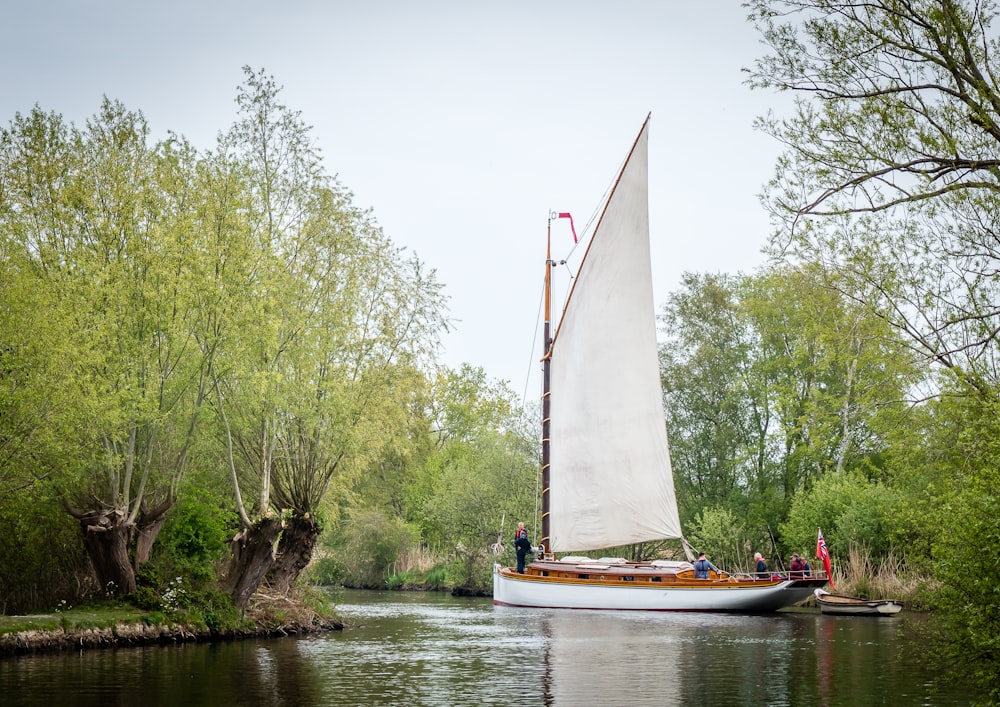 a sailboat on the water