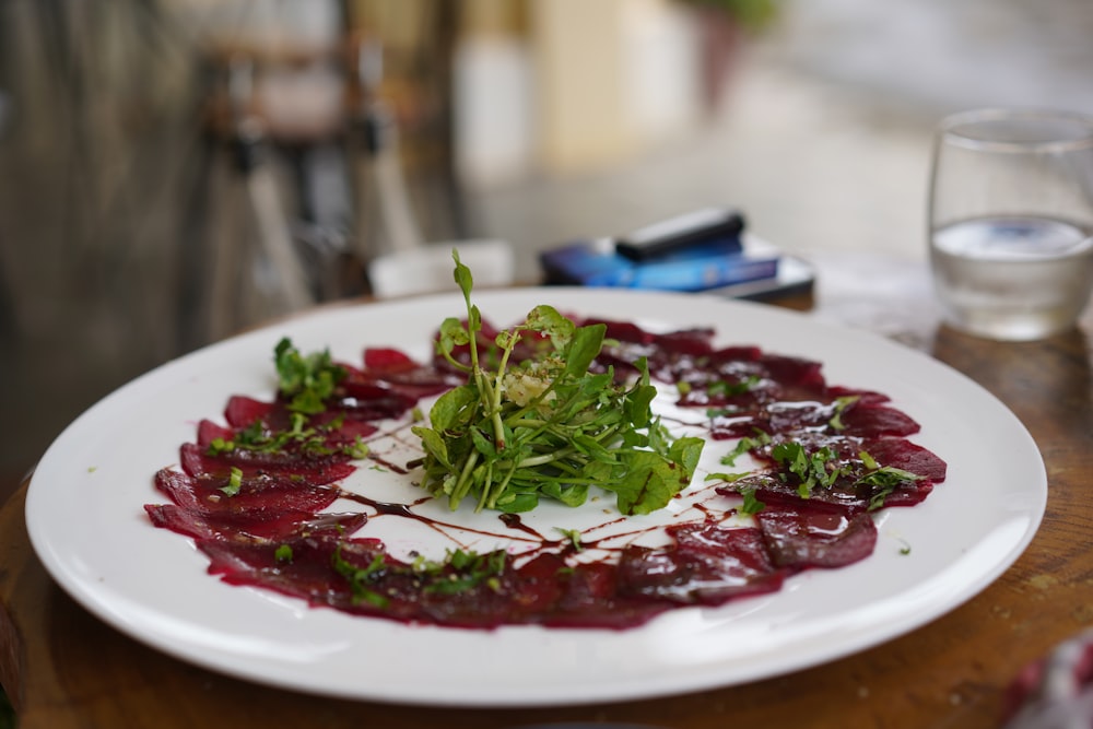 a plate of food