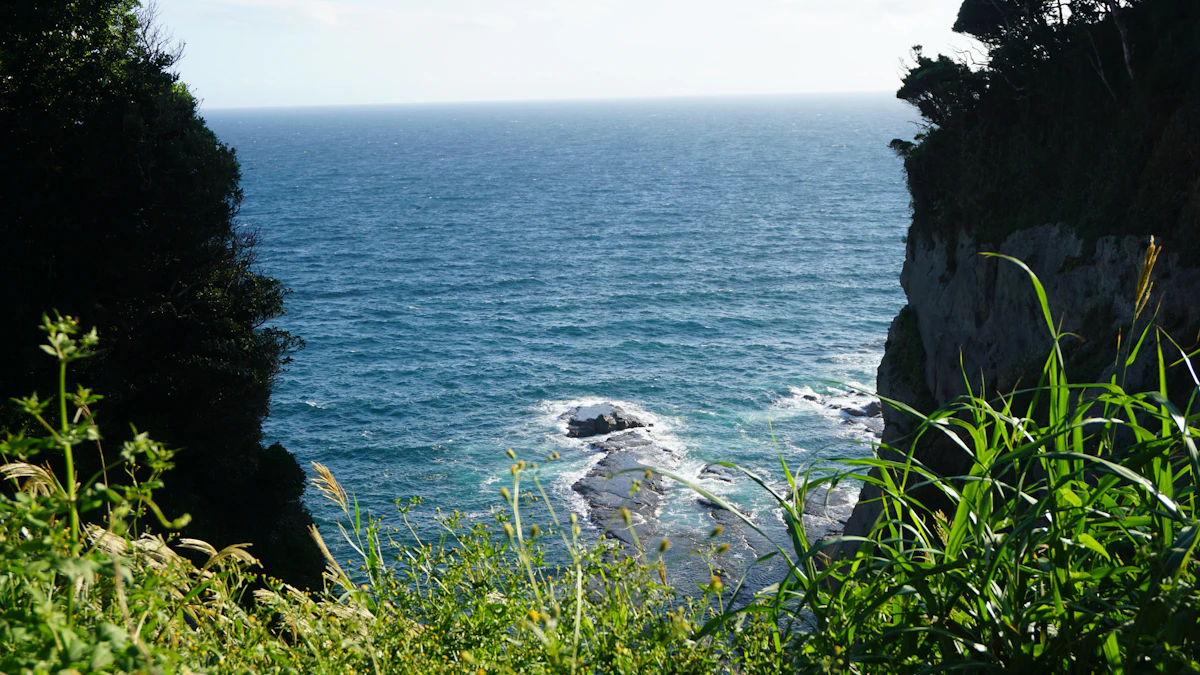 江之島與海岸線