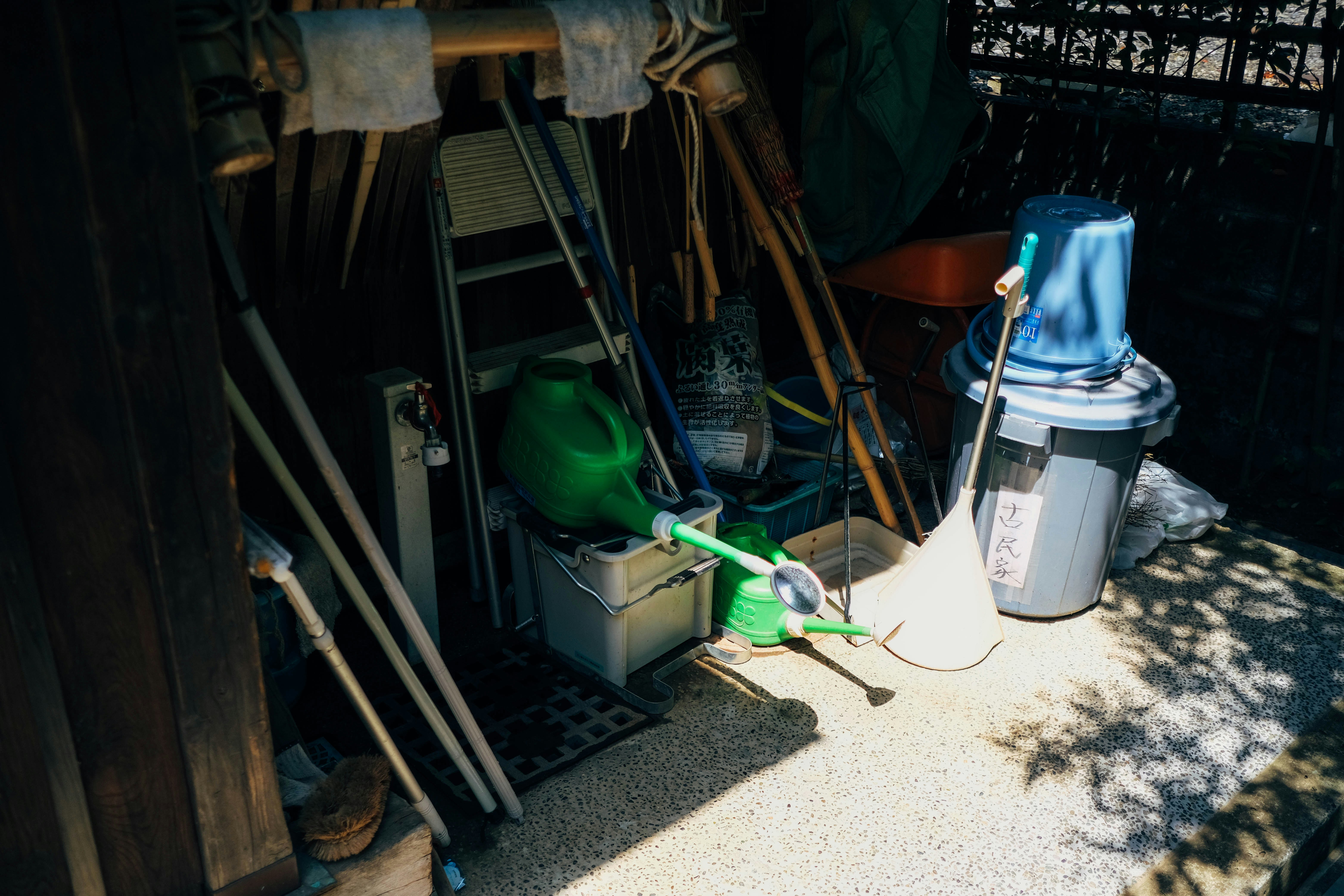 a group of objects next to each other