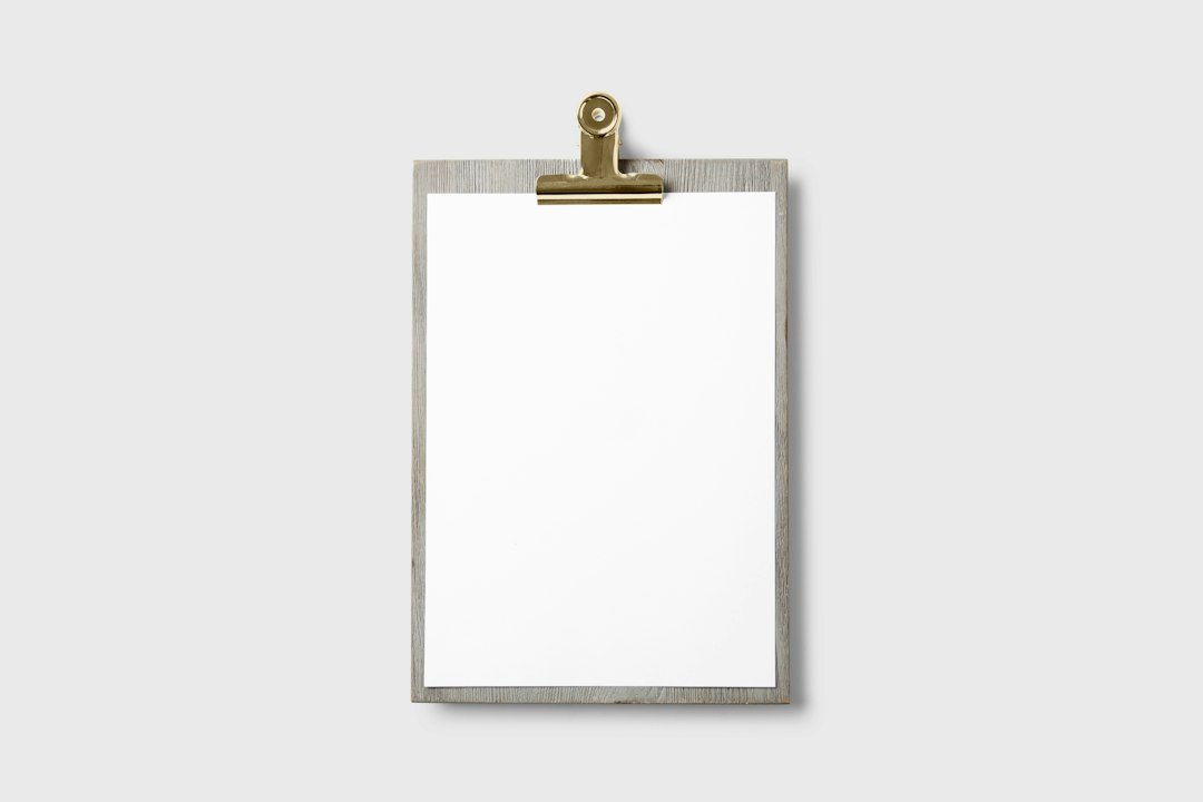 employee schedule clipboard