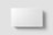 A plain white rectangular box is set against a light gray background, casting a subtle shadow on the right side.
