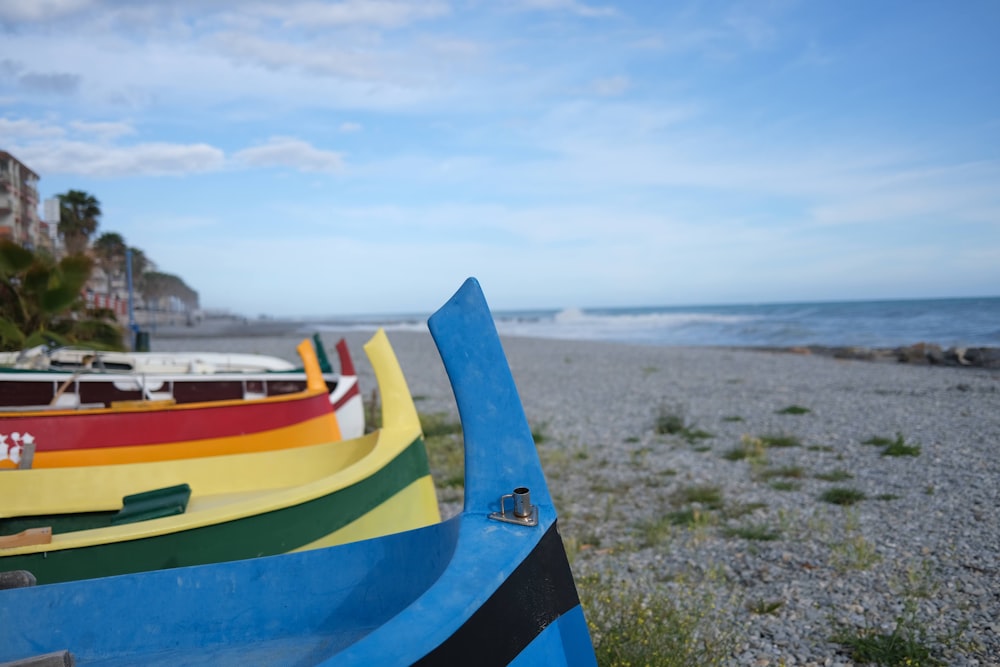 a boat on a beach