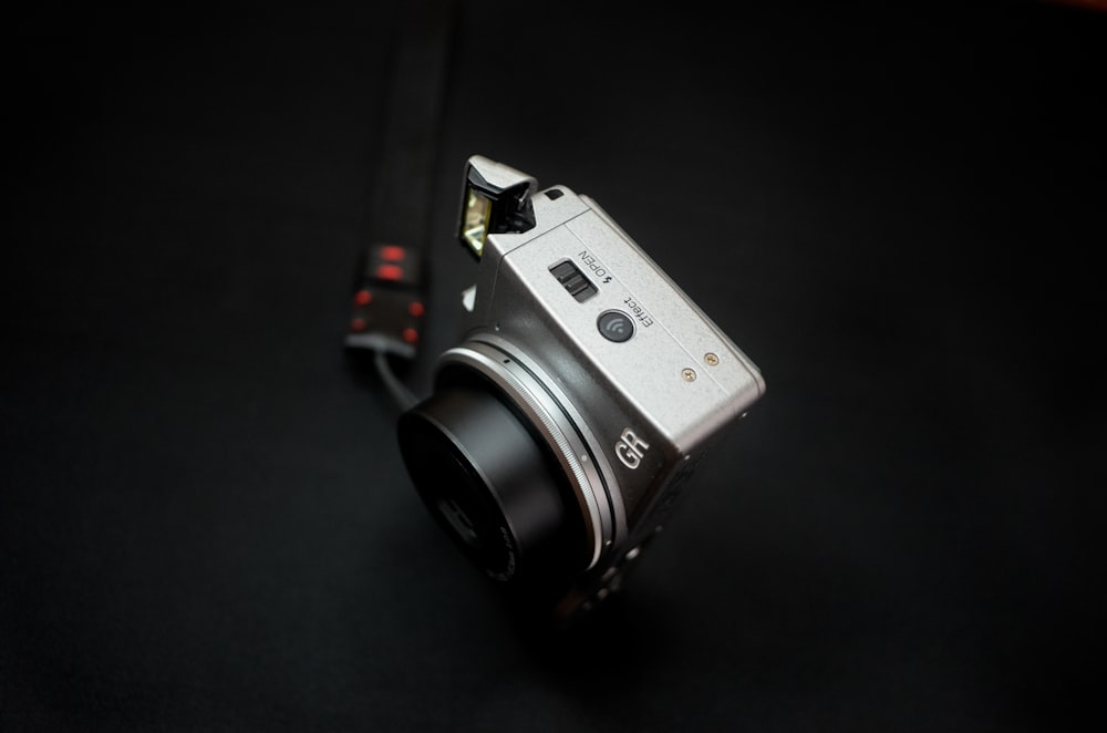 a camera with a lens
