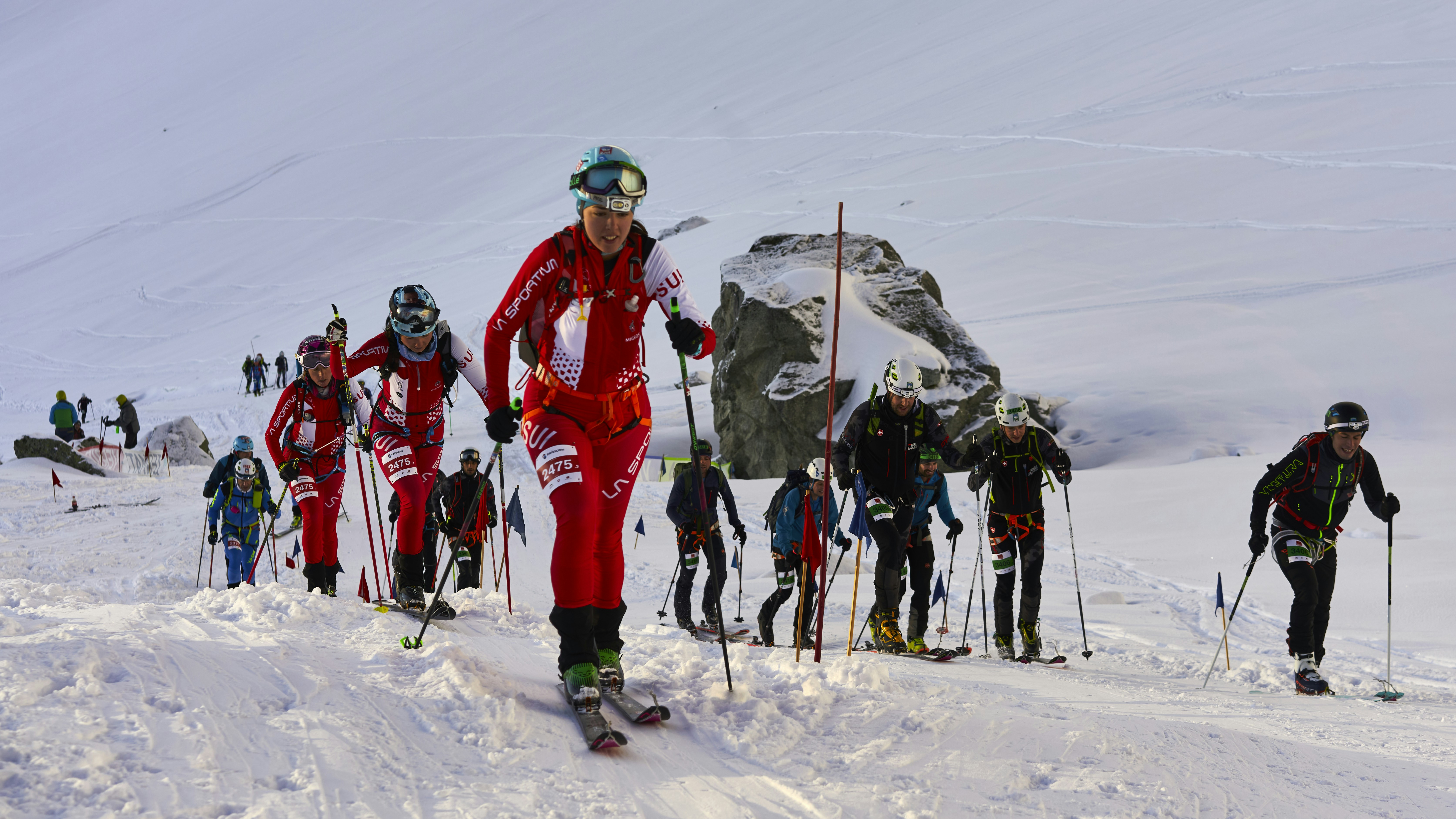 Patrouille des Glaciers 2022. Céline TORNAY; Déborah MARTI; Emilie FARQUET.