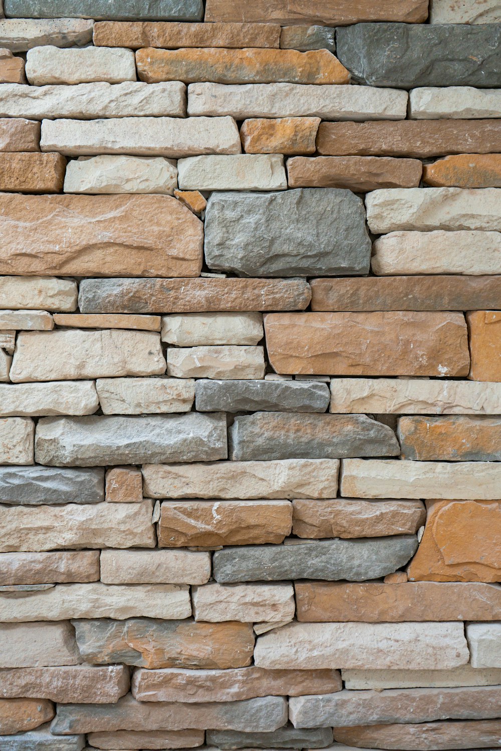a close-up of a brick wall