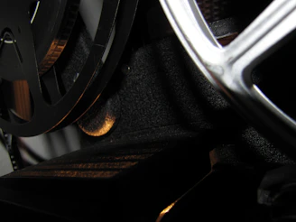 Close-up of hongrui projector light’s unique design details showcasing fine craftsmanship.