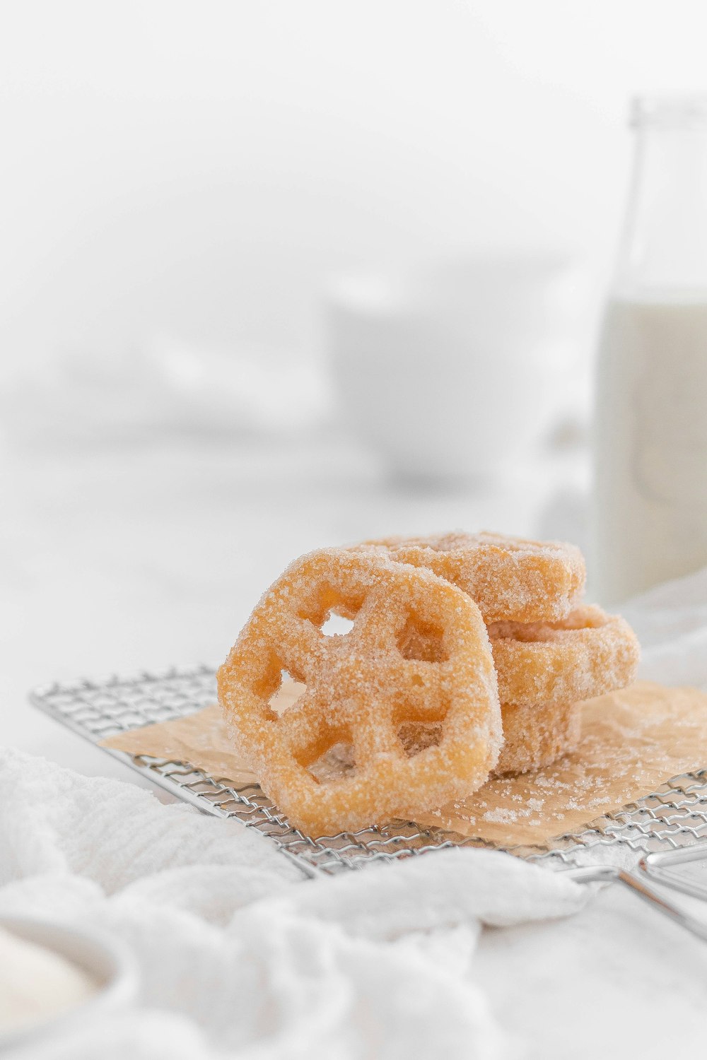 a close-up of some food