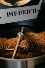 a bucket of dirt and a sign